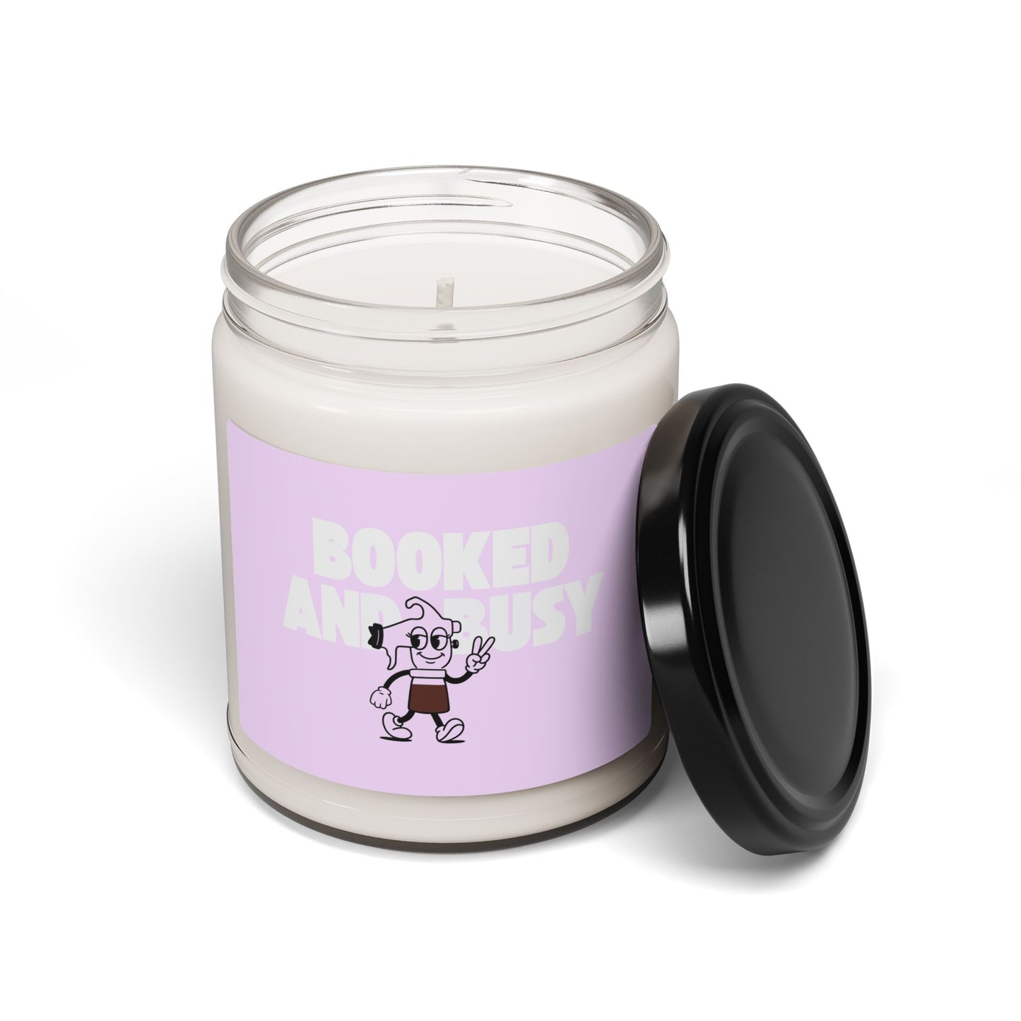 Booked and Busy Scented Soy Candle, 9oz