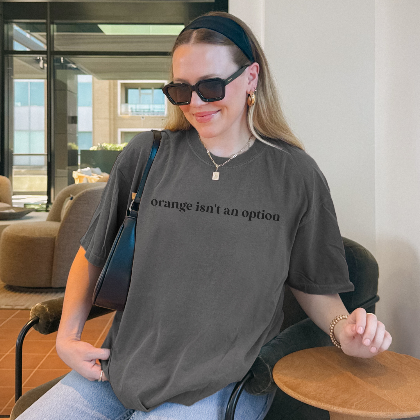 Orange Isn't An Option Graphic Tee