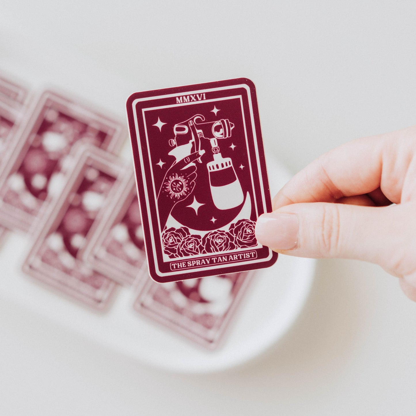 Tarot Card Vinyl Sticker