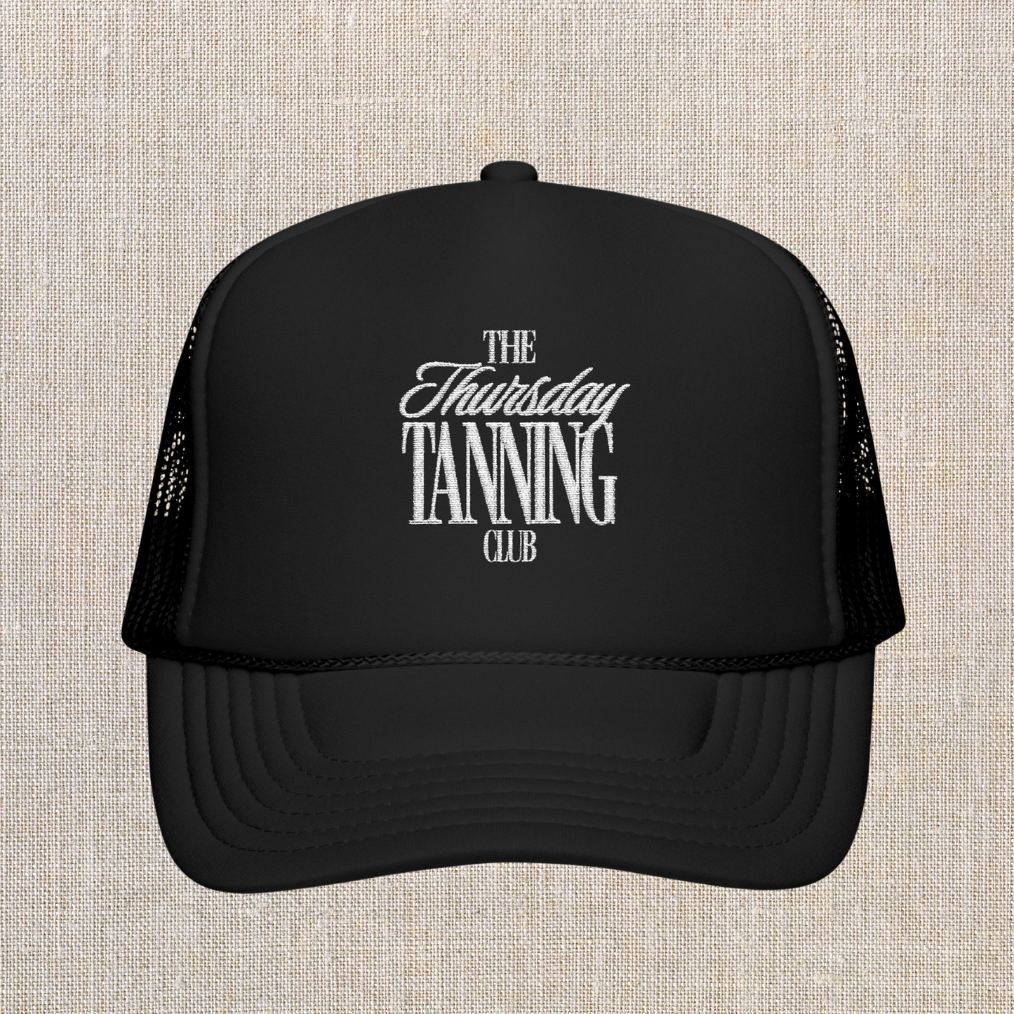 The Thursday Tanning Club Foam Trucker Hat