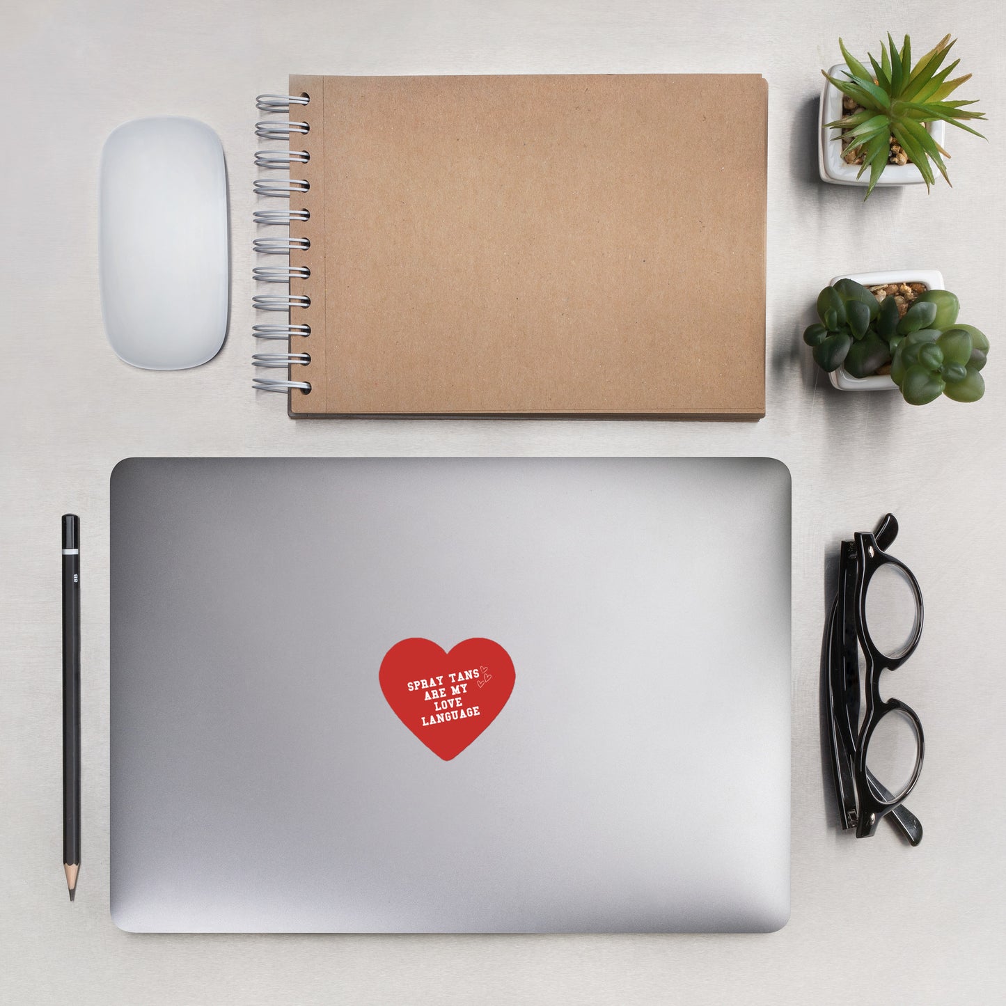 Spray Tans Are My Love Language Vinyl Sticker
