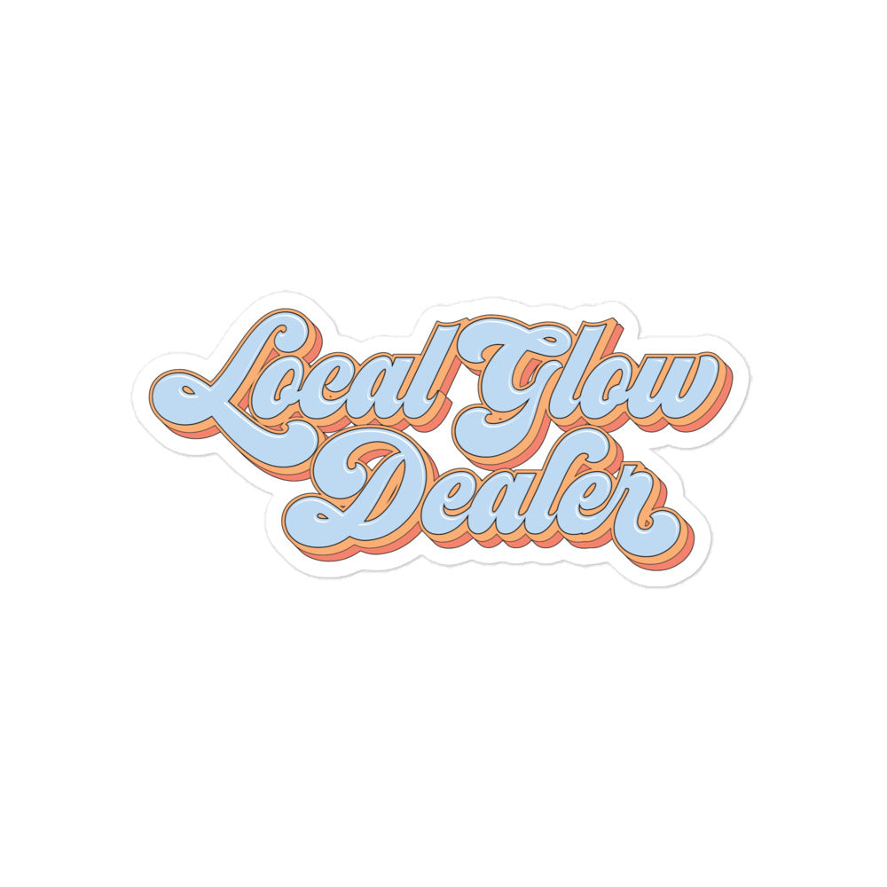 Local Glow Dealer Vinyl Sticker