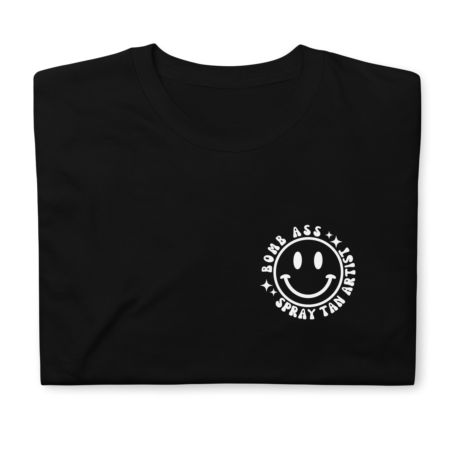 Somebody's Bomb Ass Spray Tan Artist Graphic Tee