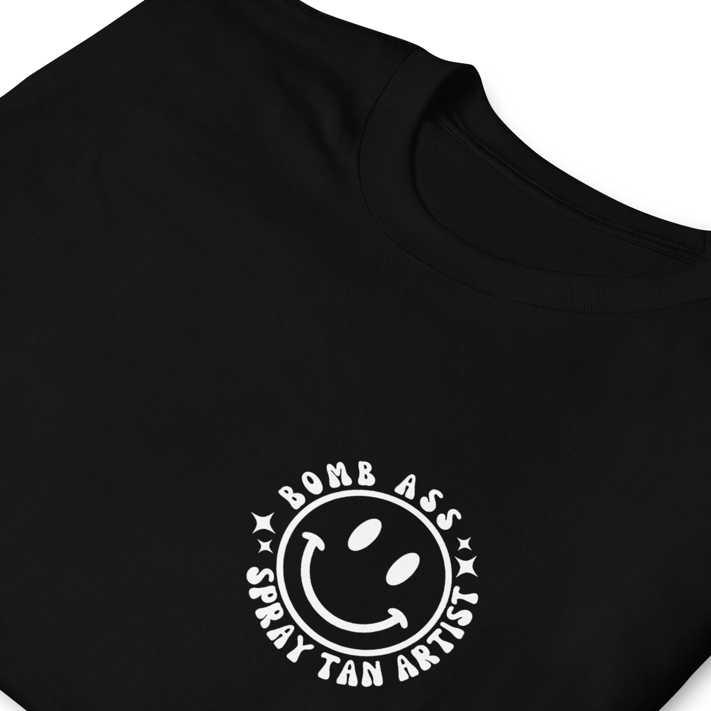 Somebody's Bomb Ass Spray Tan Artist Graphic Tee
