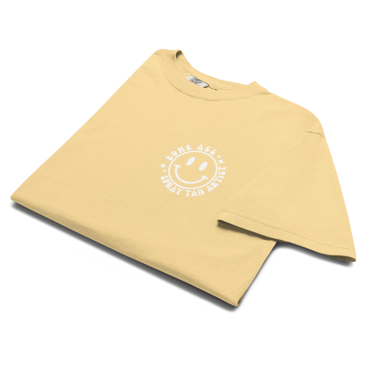 Somebody's Bomb Ass Spray Tan Artist Graphic Tee