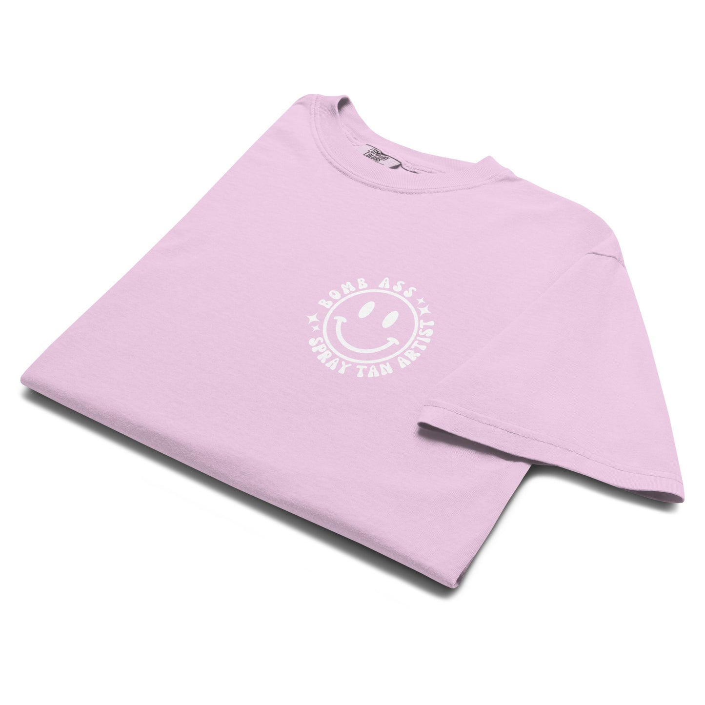 Somebody's Bomb Ass Spray Tan Artist Graphic Tee