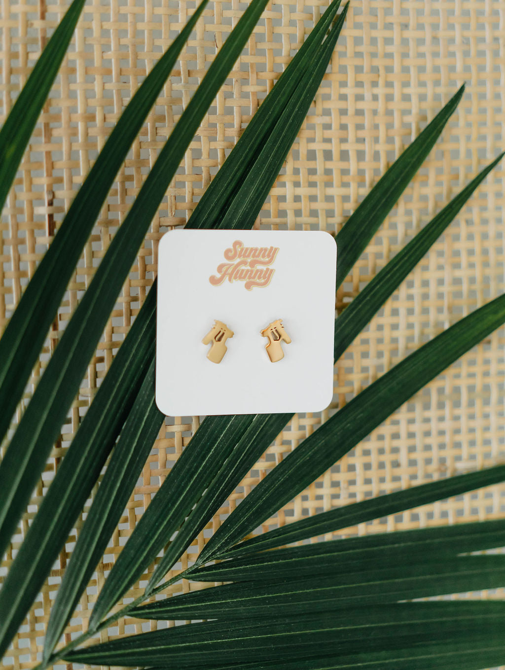 Spray Tan Gun Earrings