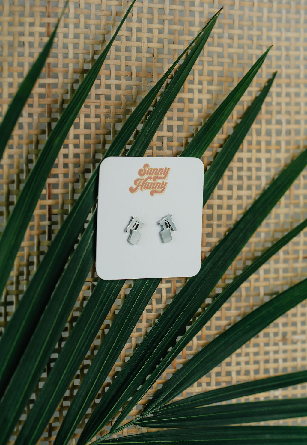 Spray Tan Gun Earrings