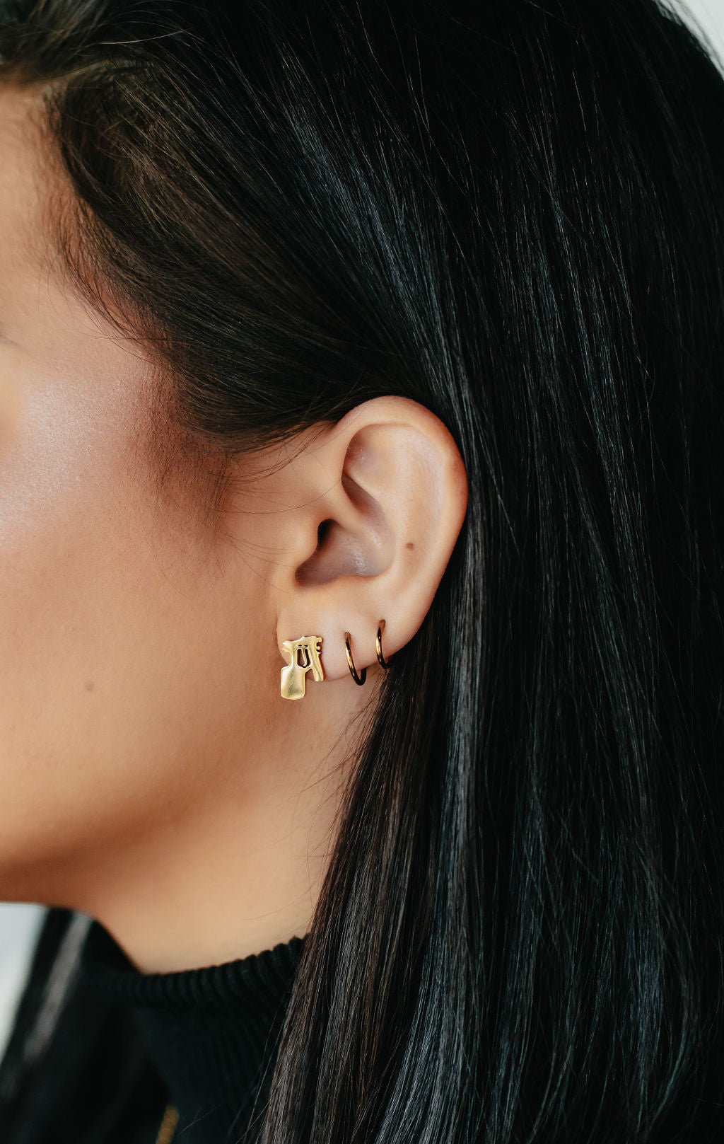 Spray Tan Gun Earrings