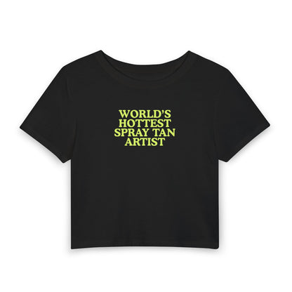 World's Hottest Spray Tan Artist Baby Tee | ALT SUN X SUNNY HUNNY