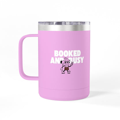 Insulated Coffee Mug 15oz | Booked and Busy