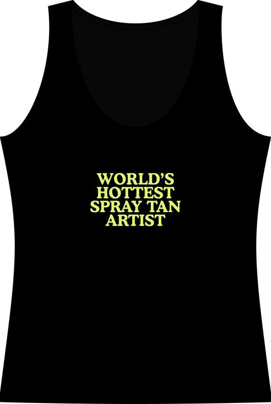 World's Hottest Spray Tan Artist Tank Top | ALT SUN X SUNNY HUNNY