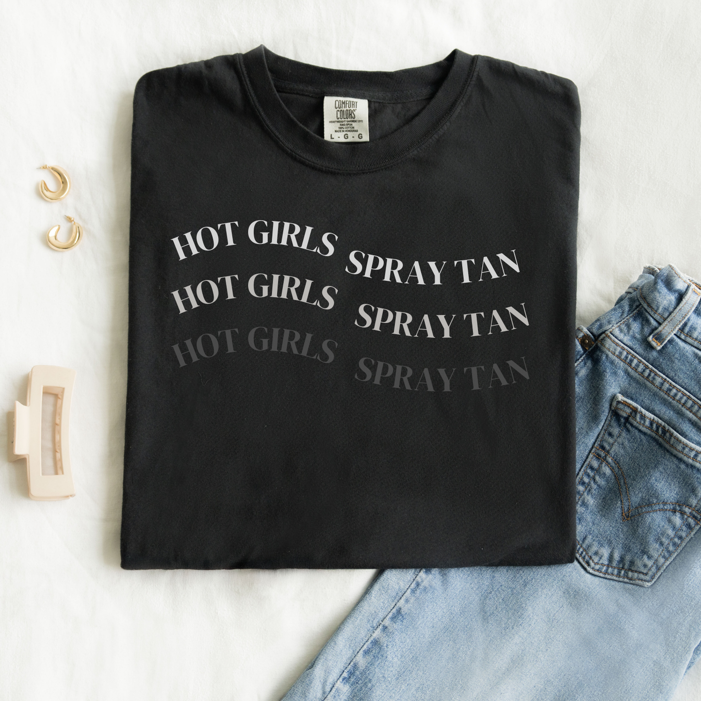 Hot Girls Spray Tan Graphic Tee