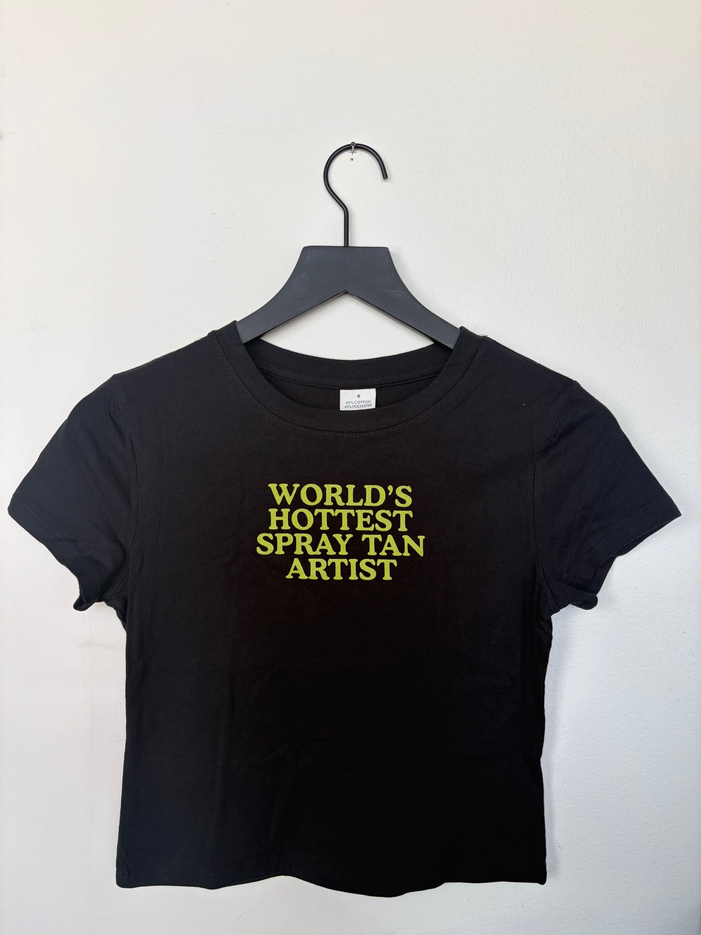 World's Hottest Spray Tan Artist Baby Tee | ALT SUN X SUNNY HUNNY