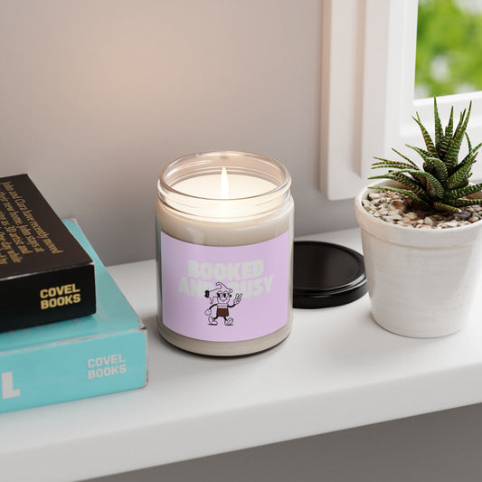 Booked and Busy Scented Soy Candle, 9oz