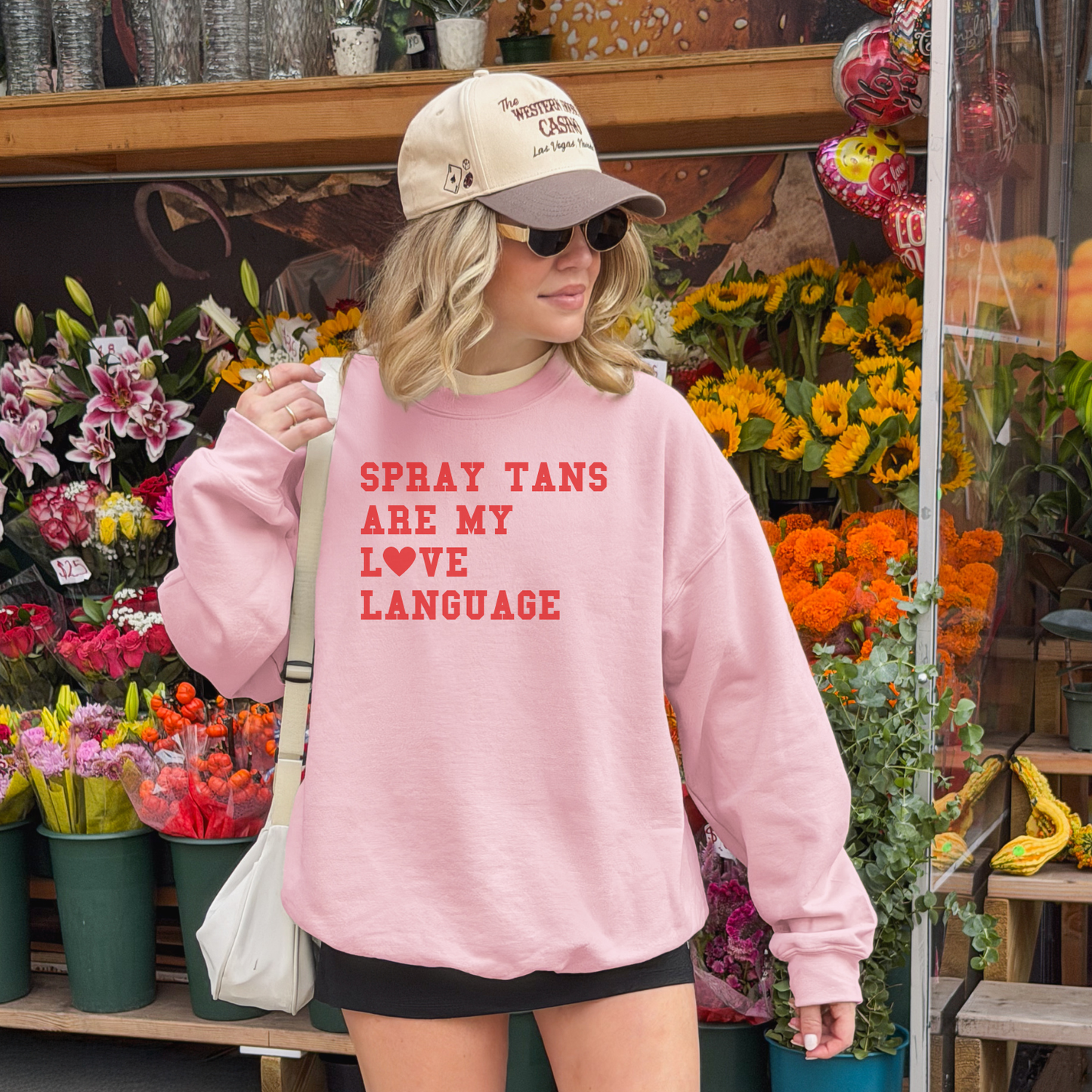 Spray Tans Are My Love Language Crew