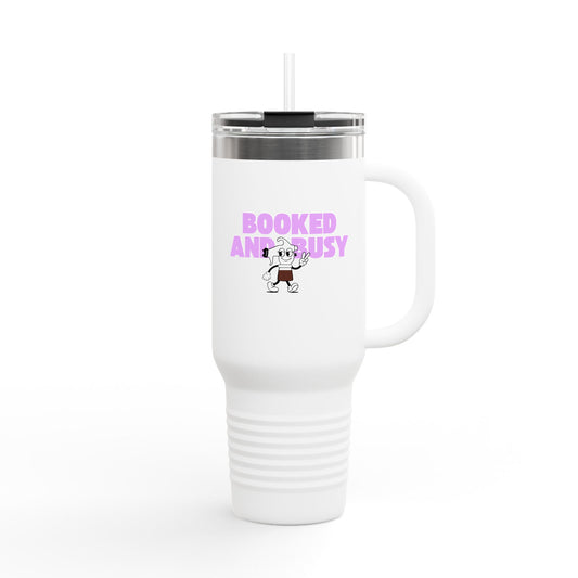 Insulated Travel Mug 40oz | Booked and Busy