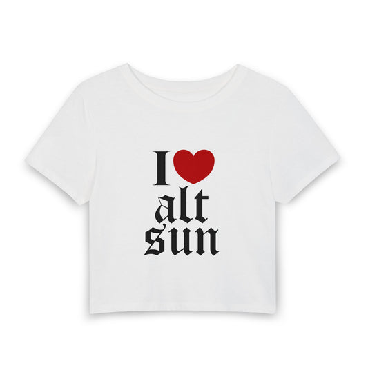 I ♥ ALT SUN Baby Tee | ALT SUN x Sunny Hunny