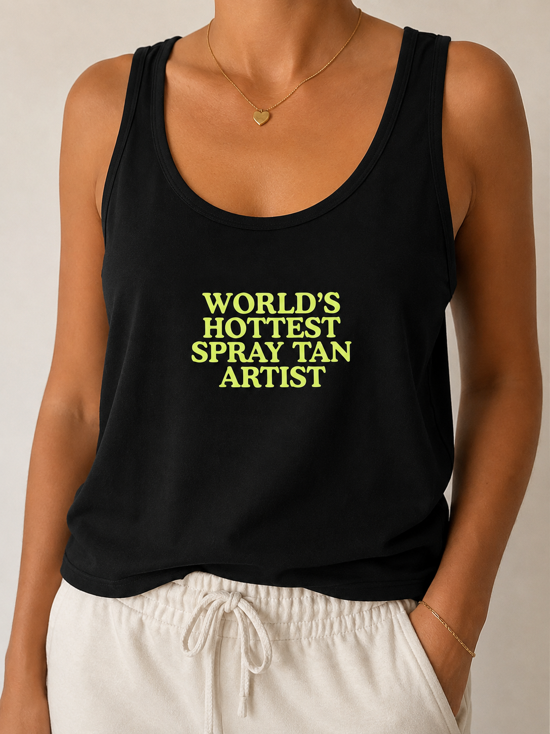 World's Hottest Spray Tan Artist Tank Top | ALT SUN X SUNNY HUNNY