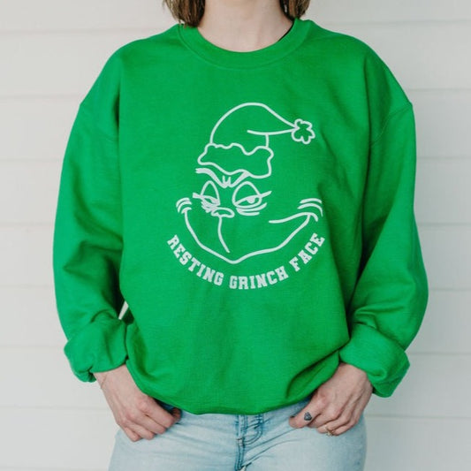 Resting Grinch Face Crew