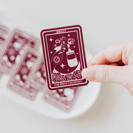 Tarot Card Vinyl Sticker