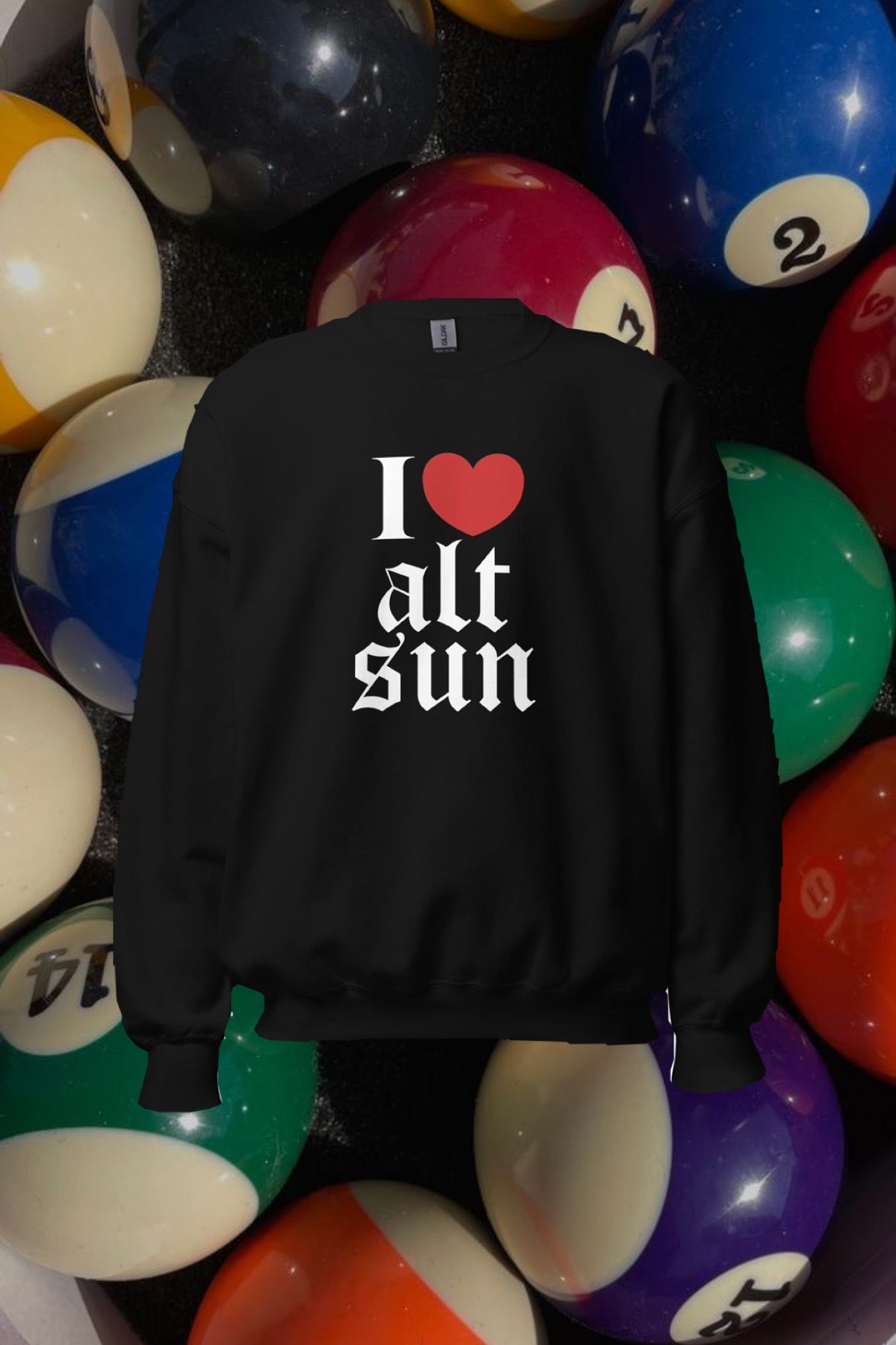 I ♥ ALT SUN Crewneck | ALT SUN x SUNNY HUNNY