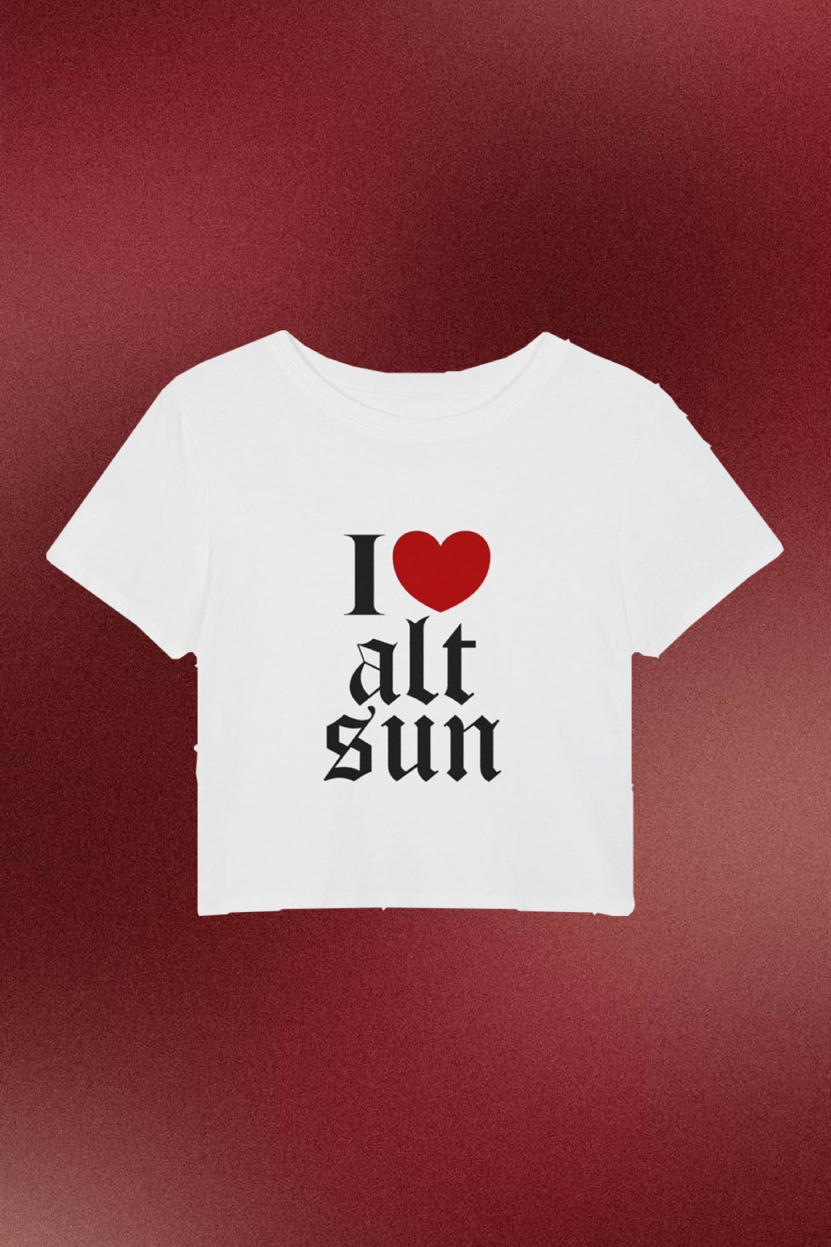 I ♥ ALT SUN Baby Tee | ALT SUN x Sunny Hunny