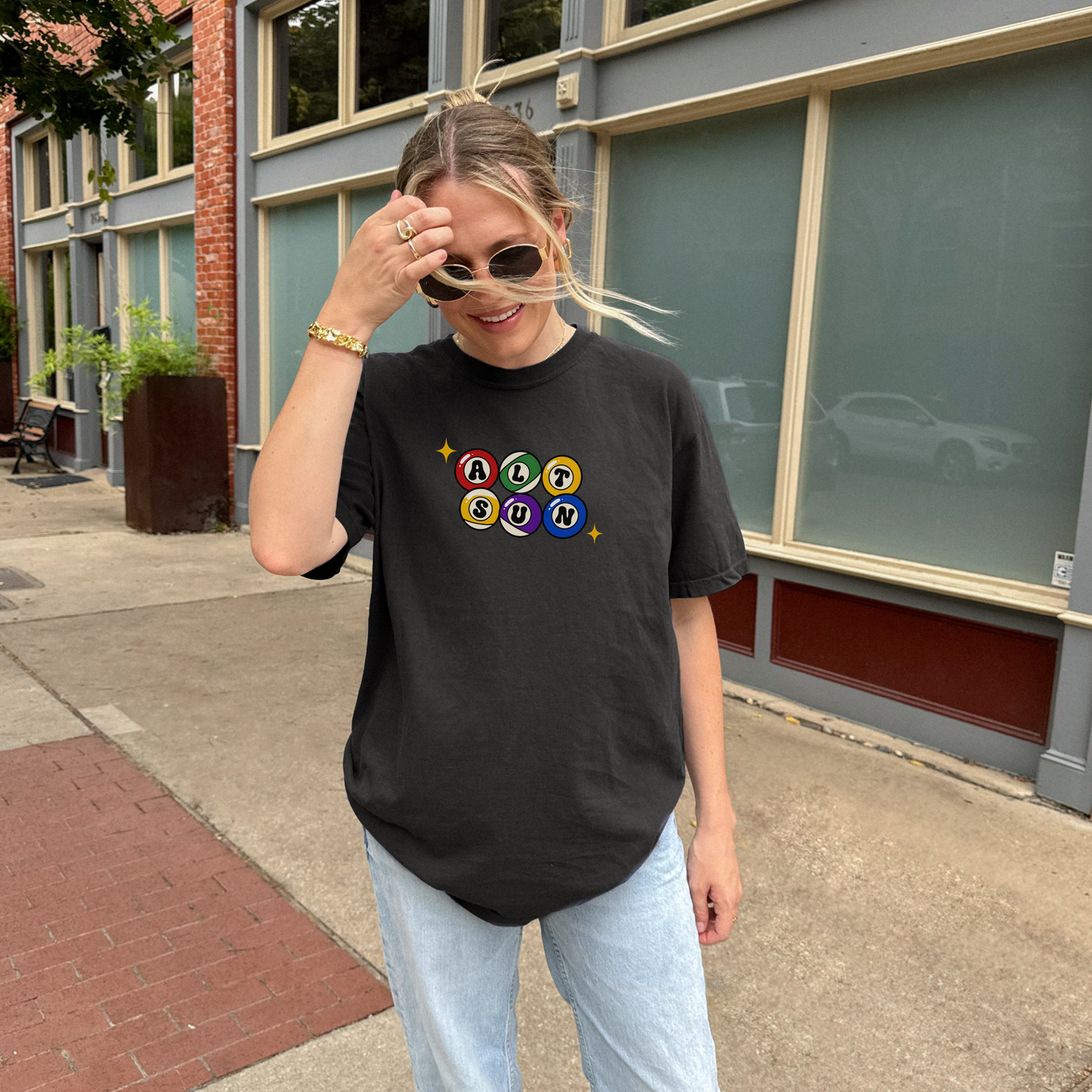 Alt Sun Pool Ball Tee | ALT SUN X SUNNY HUNNY