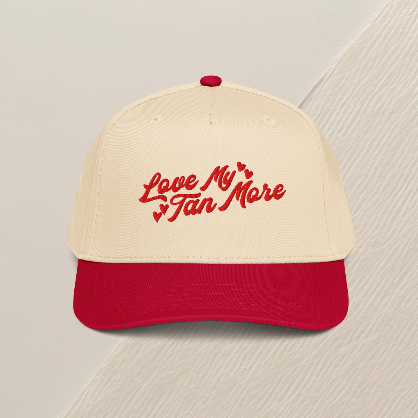 Love My Tan More Embroidered 5 panel cap