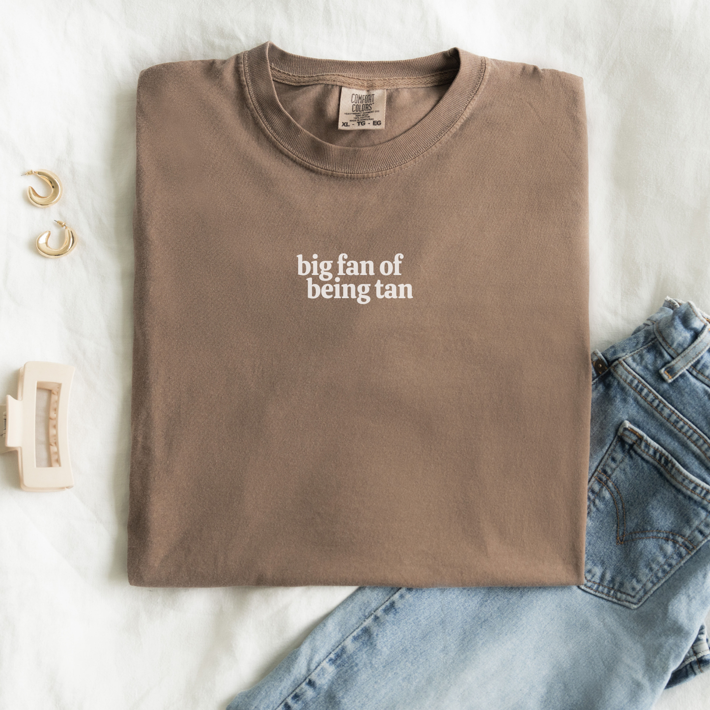 Graphic Tee | Big Fan of Being Tan