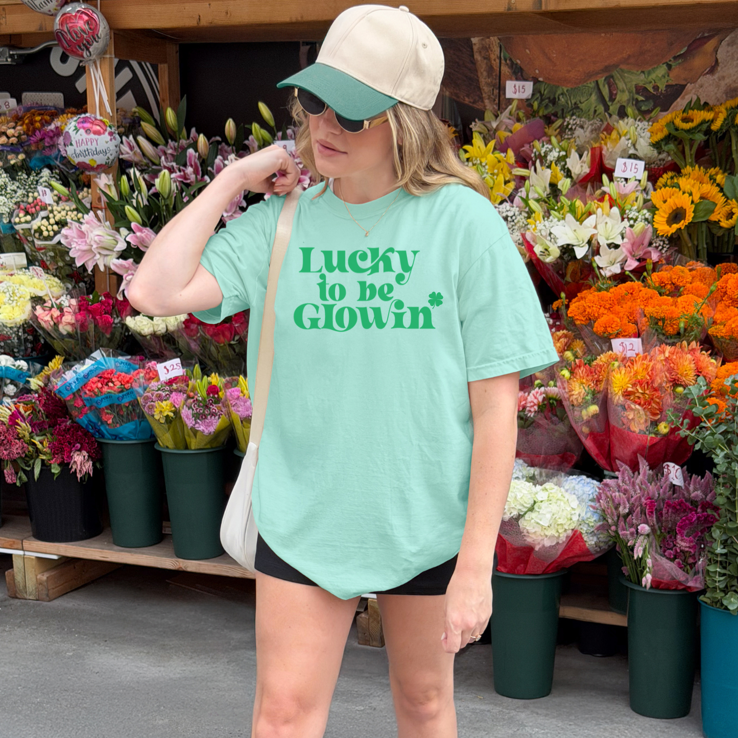 Lucky To Be Glowin' Graphic Tee