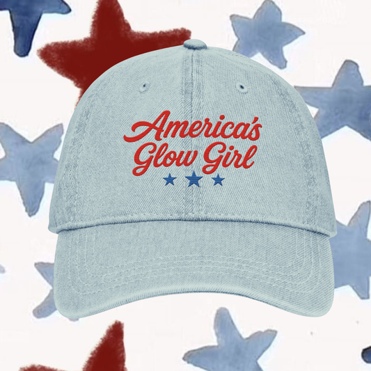 America's Glow Girl Denim Hat