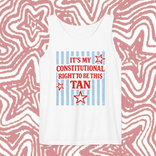 Constitutional Right To Be Tan Tank Top