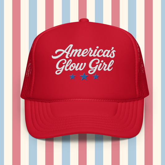 America's Glow Girl Foam Trucker Hat