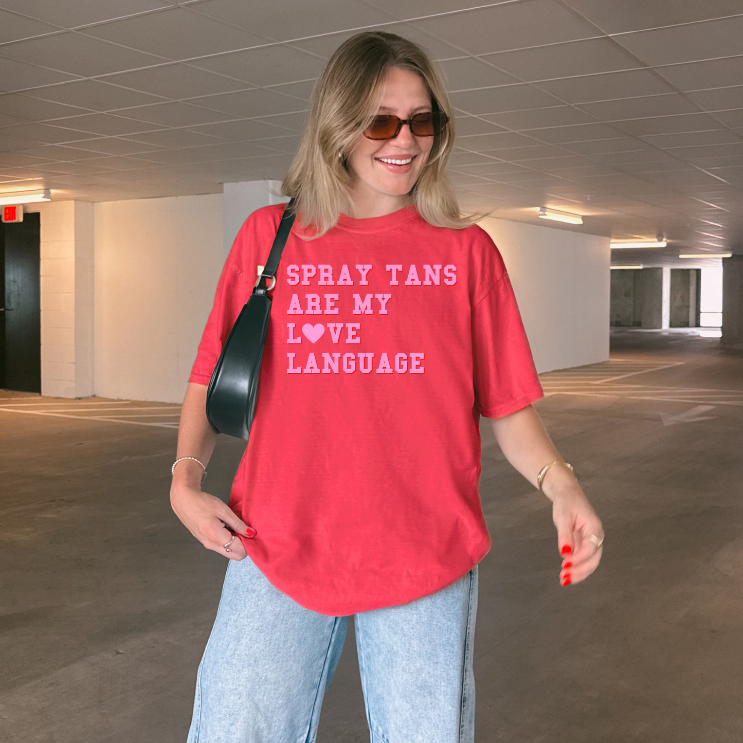 Spray Tans Are My Love Language Graphic Tee