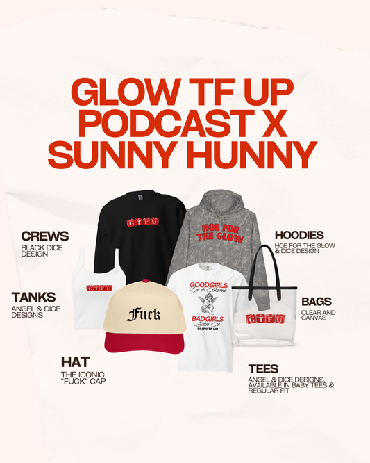 Hoe For The Glow Ringer Tee | GTFU X SUNNY HUNNY