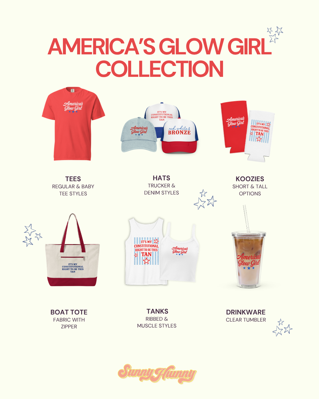 America's Glow Girl Koozie