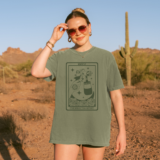 Spray Tan Tarot Graphic Tee