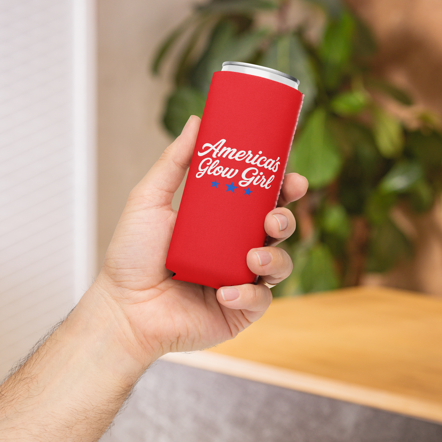 America's Glow Girl Koozie