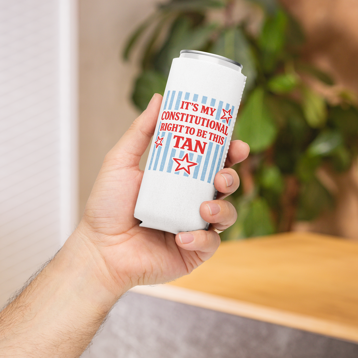 Constitutional Right To Be Tan Koozie