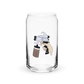 Spray Tan Gun Can Shaped Glass Cup
