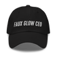 Embroidered Baseball Cap | Faux Glow CEO