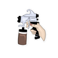 Spray Tan Gun Vinyl Sticker