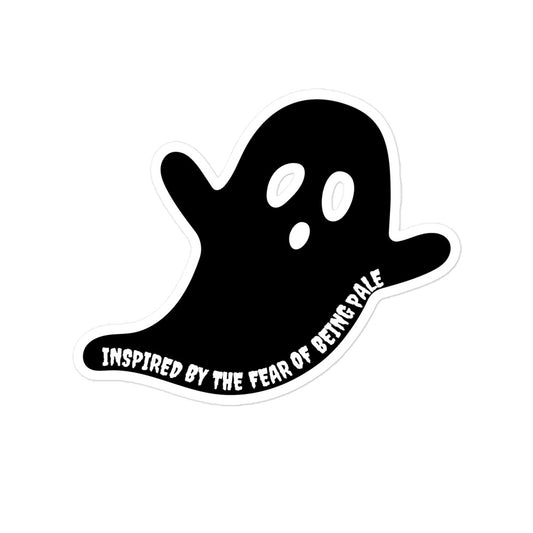 Inspired By The Fear Of Being Pale Vinyl Sticker