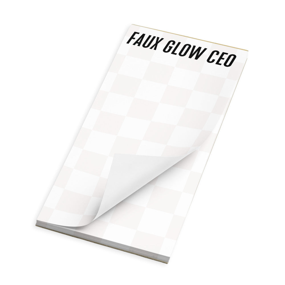 Notepad | Faux Glow CEO