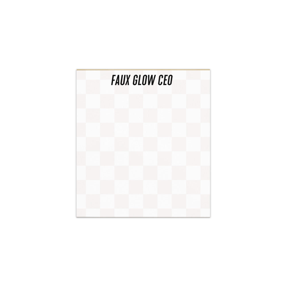 Notepad | Faux Glow CEO