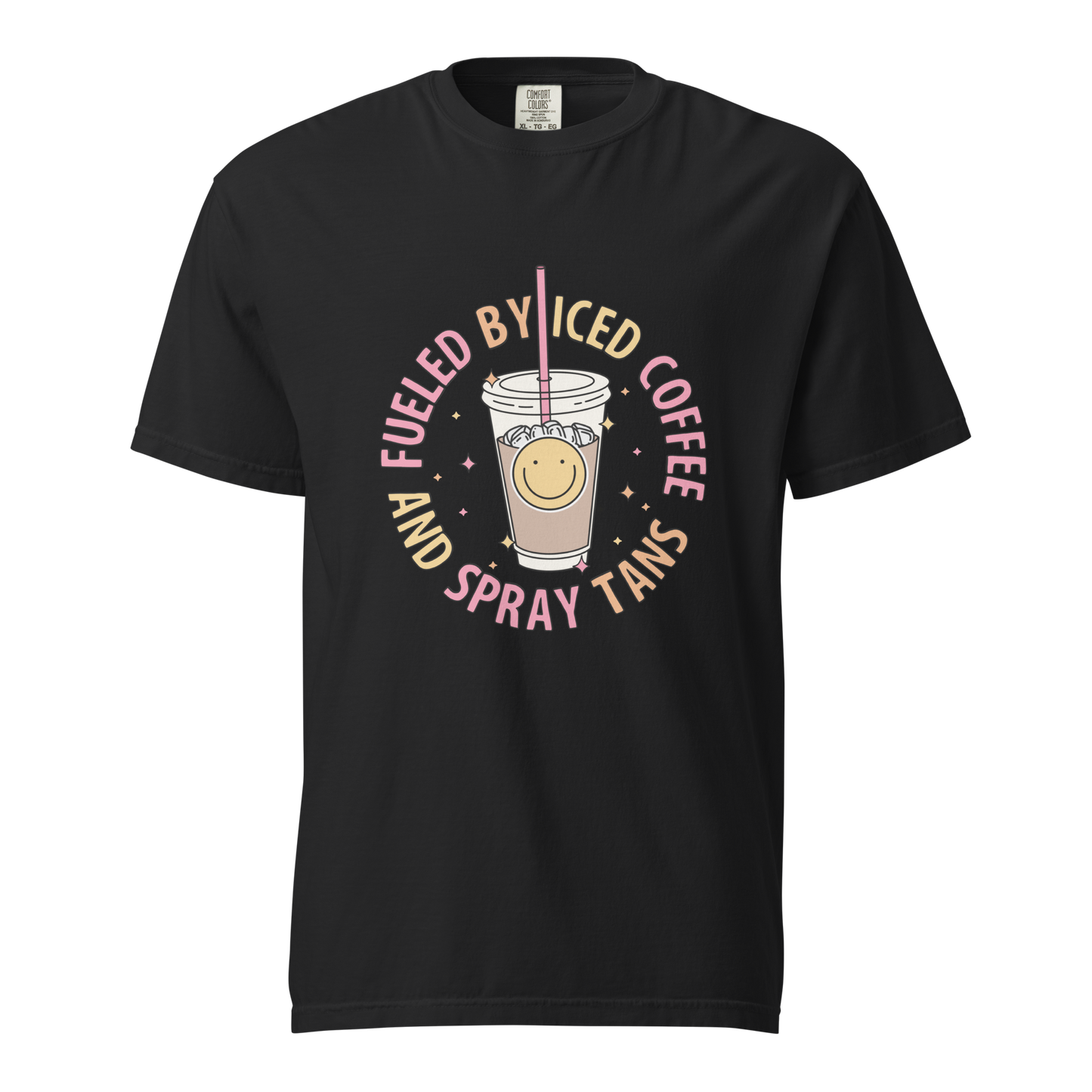 Graphic Tee | Fueled By Iced Coffee And Spray Tans