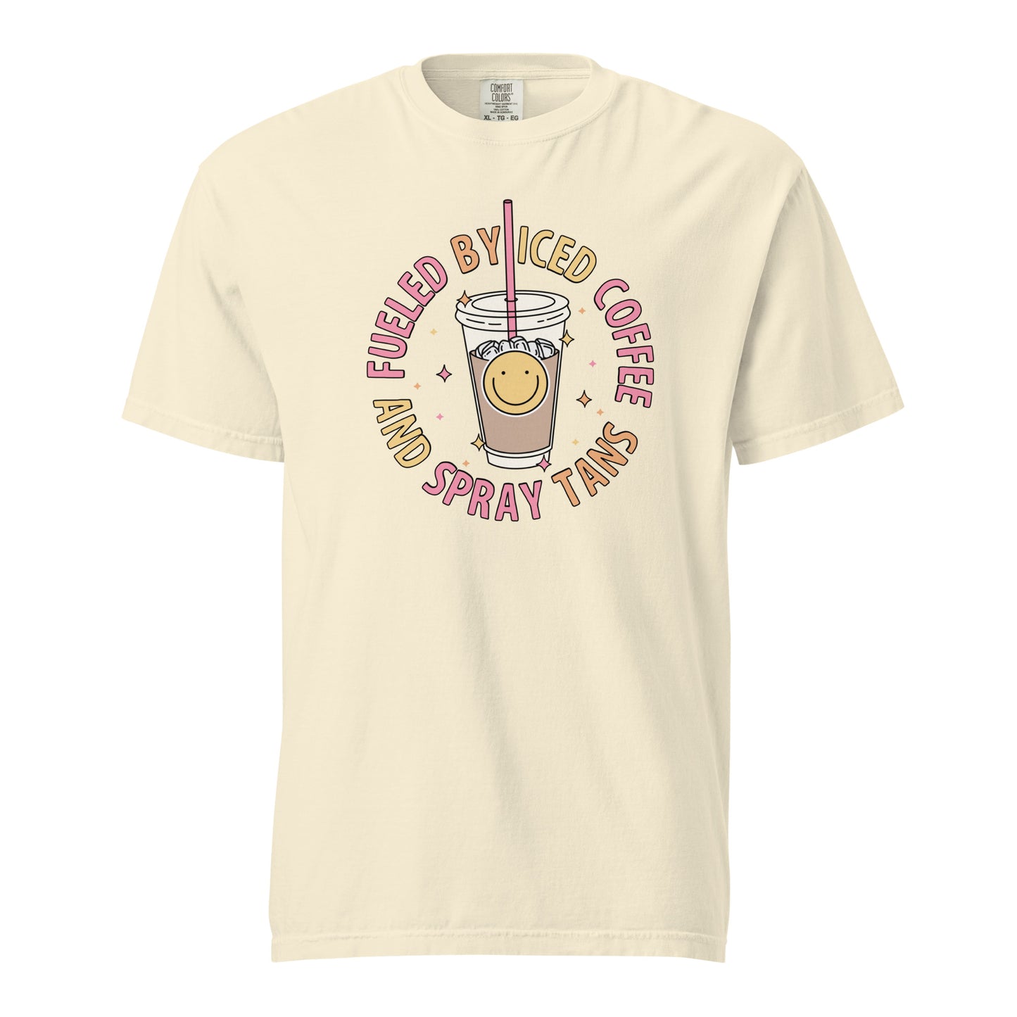 Graphic Tee | Fueled By Iced Coffee And Spray Tans