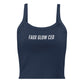 Faux Glow CEO Micro-rib Tank Top