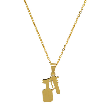 Spray Tan Gun Necklace